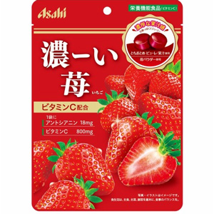 アサヒ 濃－い苺キャンディ 84g（個装紙込み)