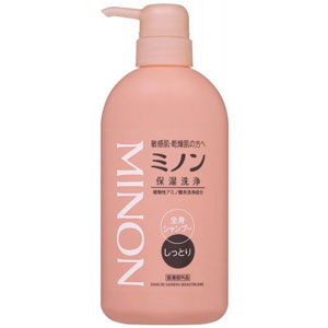 ミノン 薬用全身シャンプーしっとりタイプ ボトル450ml