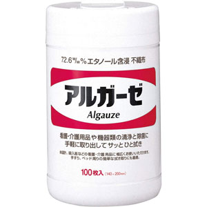 サラヤ アルコール含浸不織布 アルガーゼ 100枚入 本体