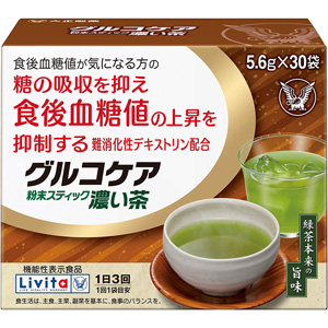 リビタ グルコケア粉末スティック濃い茶 30袋×6個