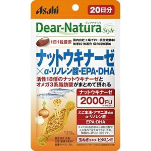 ディアナチュラスタイル ナットウキナーゼ×α‐リノレン酸・EPA・DHA  20粒(20日分)