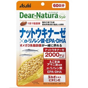 ディアナチュラスタイル ナットウキナーゼ×α‐リノレン酸・EPA・DHA 60粒(60日分)