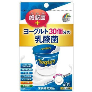 ユニマットリケン ヨーグルト30個分の乳酸菌 +酪酸菌 40粒入