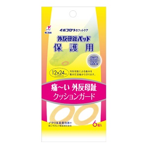 イボコロリのフットケア 外反母趾パッド 保護用6個入