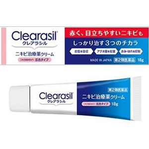 クレアラシル ニキビ治療薬クリーム 肌色タイプ 18g