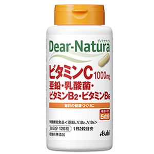 ディアナチュラ ビタミンC・亜鉛・乳酸菌・ビタミンB2・ビタミンB6 120粒(60日分)