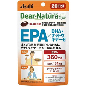 ディアナチュラスタイル EPA×DHA＋ナットウキナーゼ 80粒(20日分)