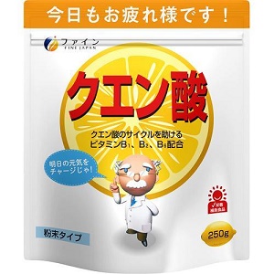 ファイン クエン酸 250g【機能性表示食品】