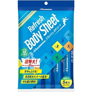 Hisamitsu リフレッシュボディシート 5本入