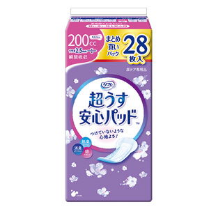 リフレ 超うす安心パッド 200cc まとめ買いパック 28枚入
