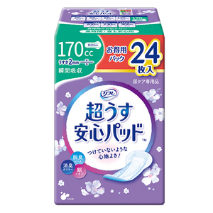 リフレ 超うす安心パッド 170cc お得用パック 24枚入