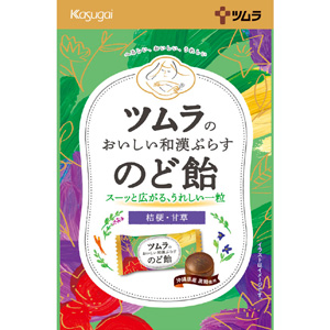 ツムラのおいしい和漢プラス のど飴 桔梗・甘草 49g