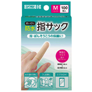 防水指サック Mサイズ　100個入