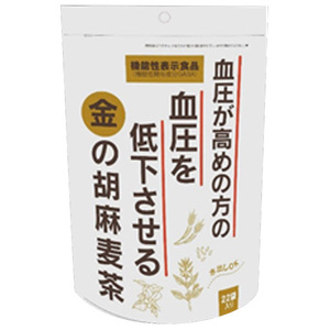 小川生薬 金の胡麻麦茶 5g×22袋入【機能性表示食品】