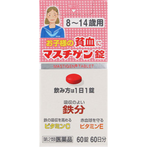 マスチゲン錠8～14歳用 60錠