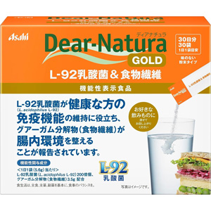 ディアナチュラゴールド L-92乳酸菌&食物繊維 30袋(30日分)【機能性表示食品】