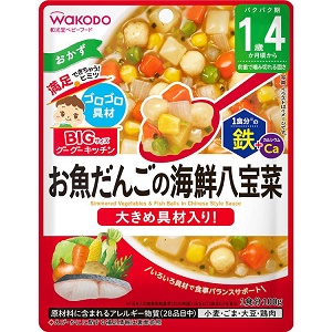 BIGサイズのグーグーキッチン　お魚だんごの海鮮八宝菜 100g