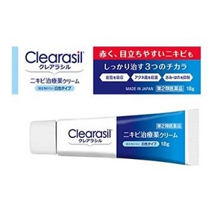 クレアラシル ニキビ治療薬クリーム 白色タイプ 18g