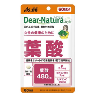 ディアナチュラスタイル葉酸 [パウチタイプ] 60粒(60日分)