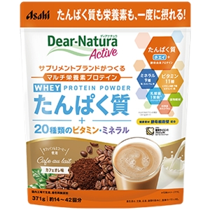 ディアナチュラアクティブ ホエイプロテイン カフェオレ味 371g