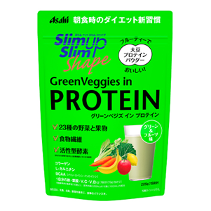 スリムアップスリムシェイプ グリーンベジズ イン プロテイン 225g(15回分)