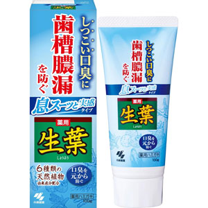 薬用 生葉 息スーッと実感タイプ 100g