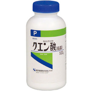 クエン酸(結晶)P 500g